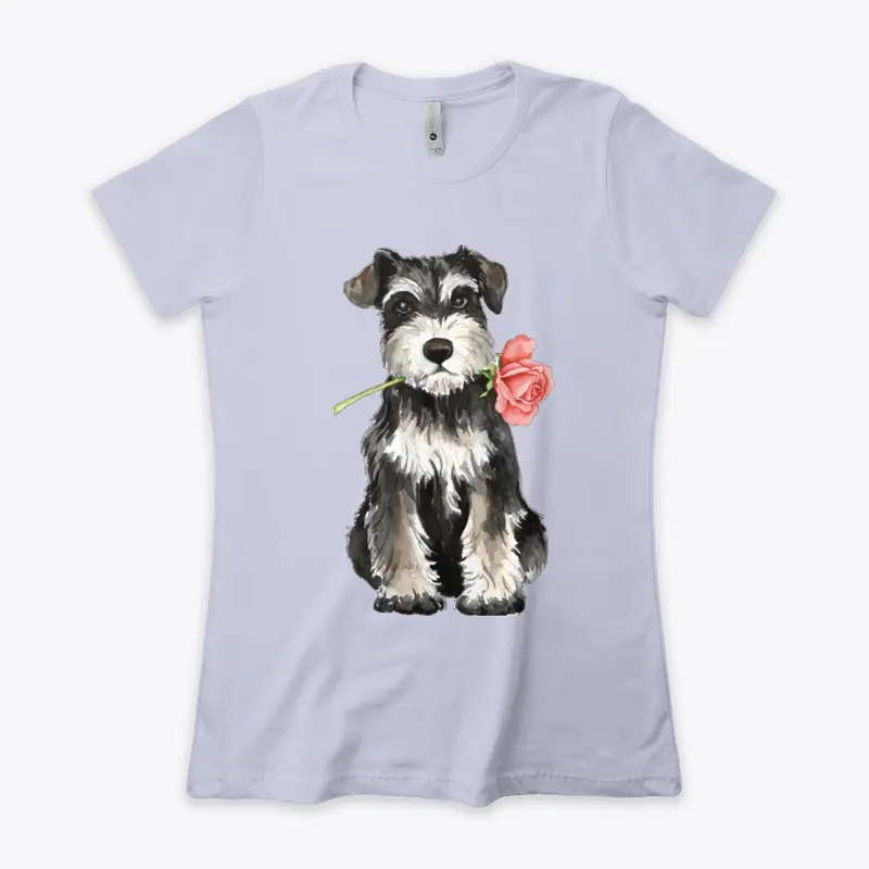 Schnauzer Soft Rose